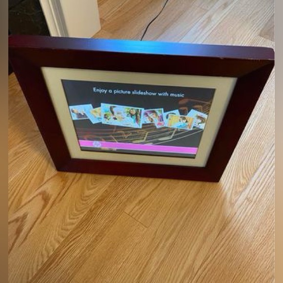 HP 12.1" Digital Picture Frame DF1200A1 Brown - Picture 3 of 7